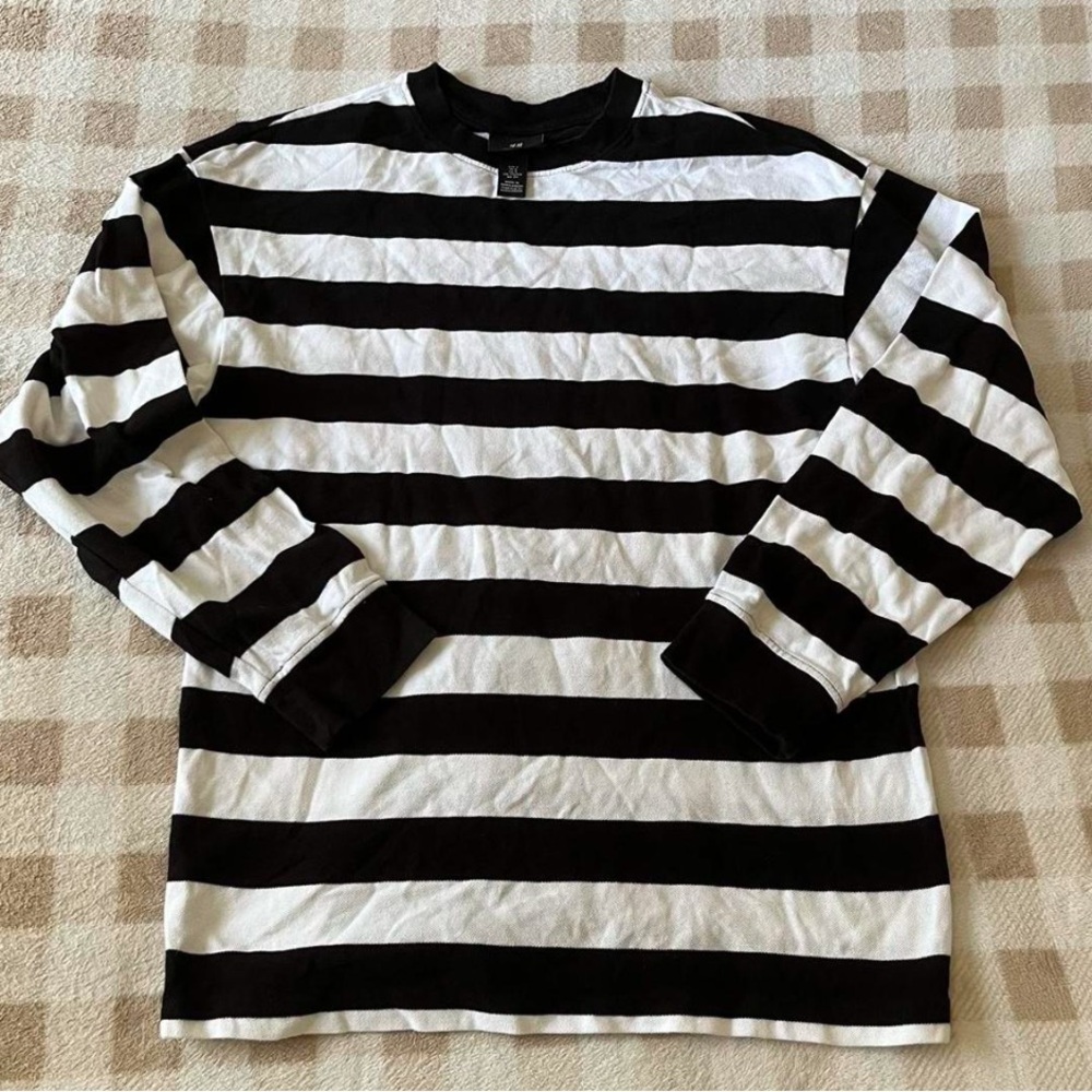 H and M long stripe long sleeve